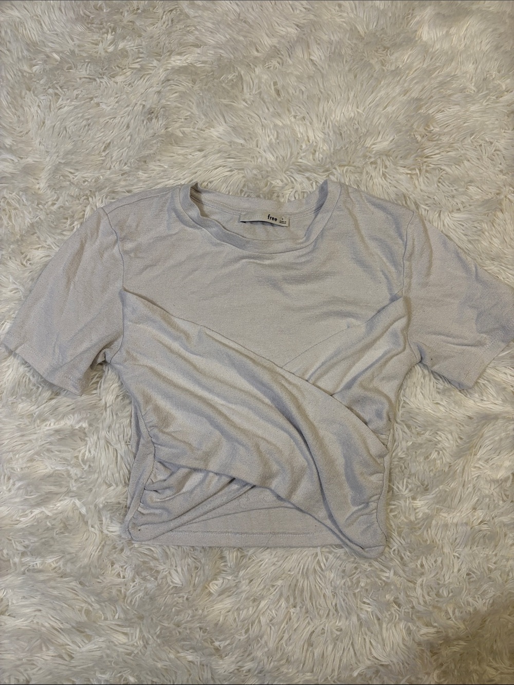 Wilfred Free White Sleeve Twist Front Top